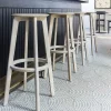 Zeitraum Stools*1.3 Bar | Barstool | Oak Stained Chalk