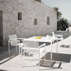 Knoll Outdoor Tables*1966 Dining Table | Outdoor Table | White