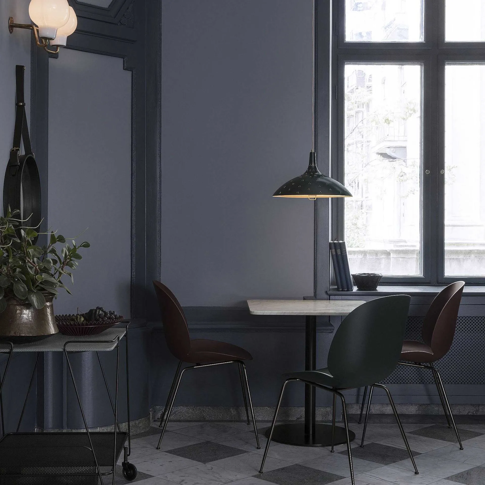 GUBI Pendant Lights*1965 Pendant Lamp | Bistro Green/Brass