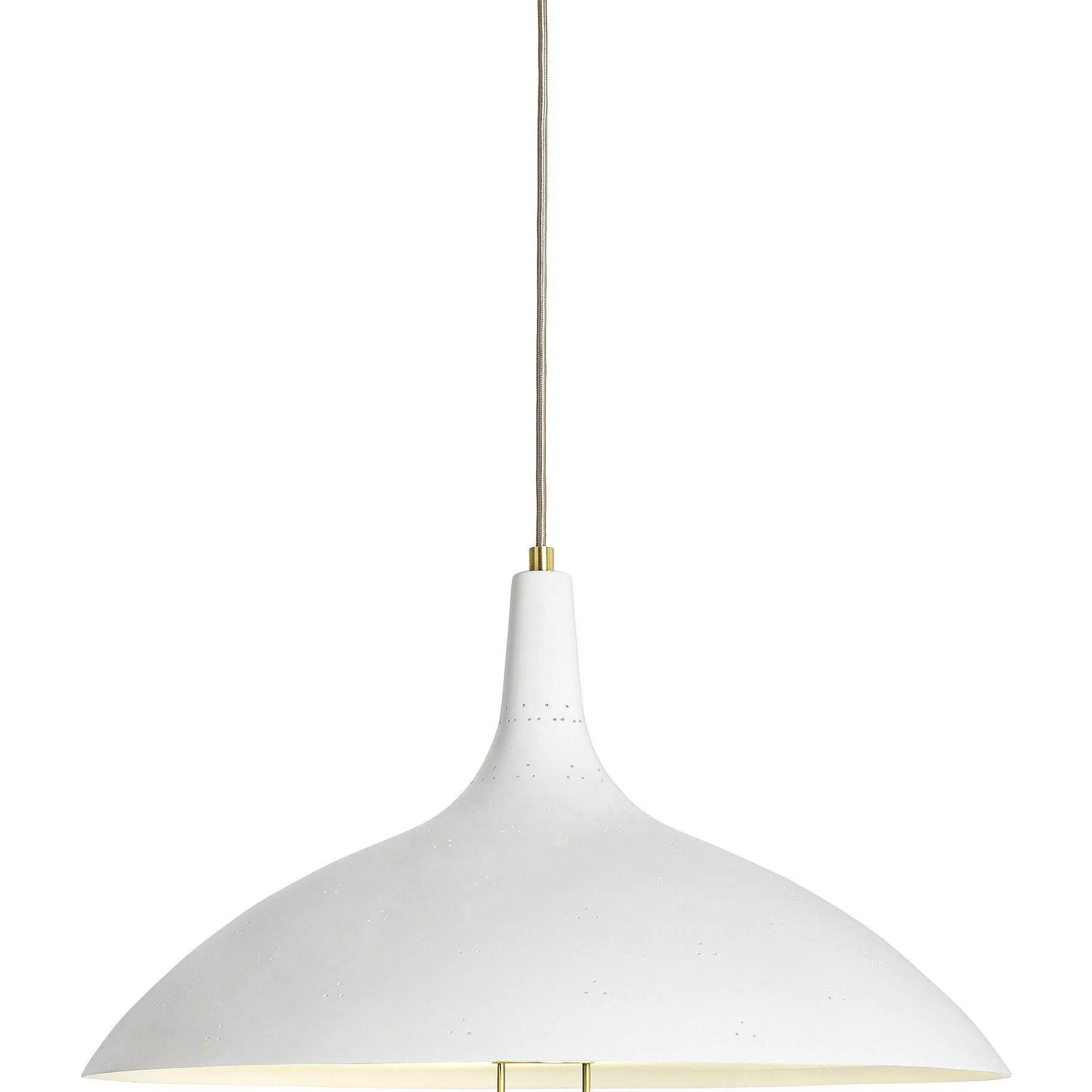 GUBI Pendant Lights*1965 Pendant Lamp | White/Brass