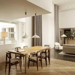 GUBI Pendant Lights*1965 Pendant Lamp | White/Brass