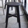 Zeitraum Stools*1.3 Stool | Oak Stained Graphite Black