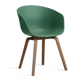 HAY Chairs*Aac 22 Chair | Walnut/Teal Green