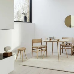 Mater Dining Tables*Accent Dining Table O 110 | White Oak