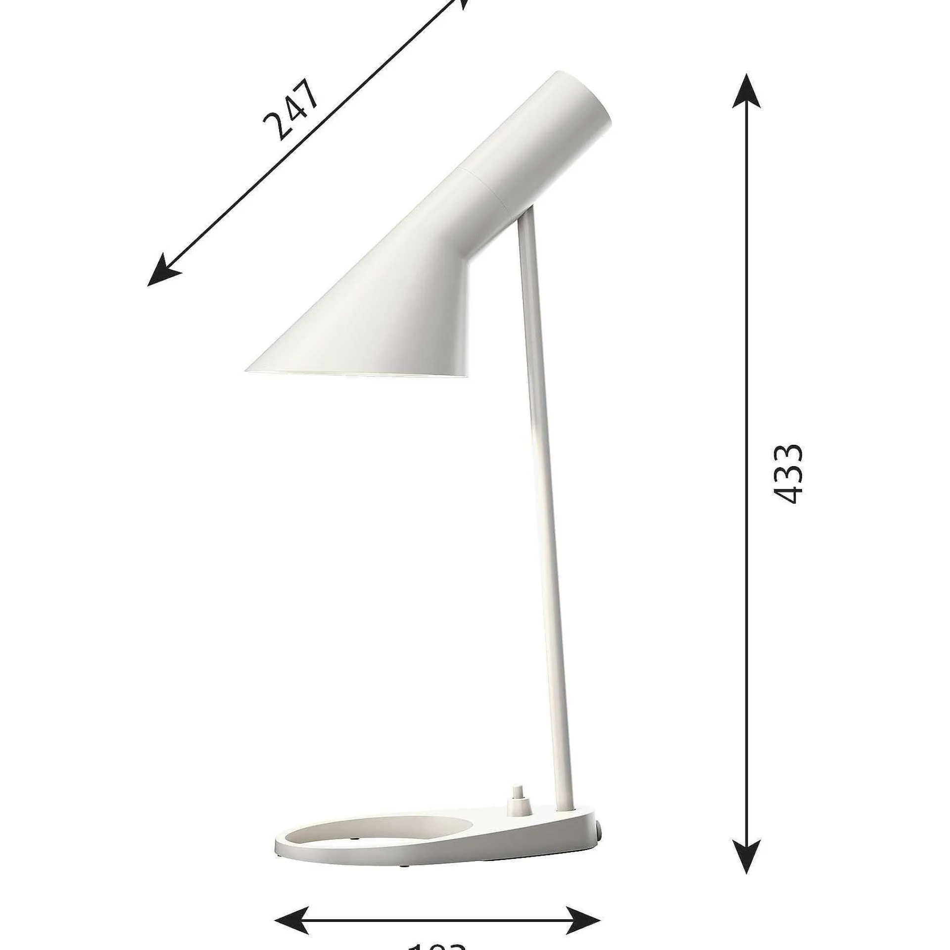 Louis Poulsen Pendant Lights*Aj Table Mini | Table Lamp | White