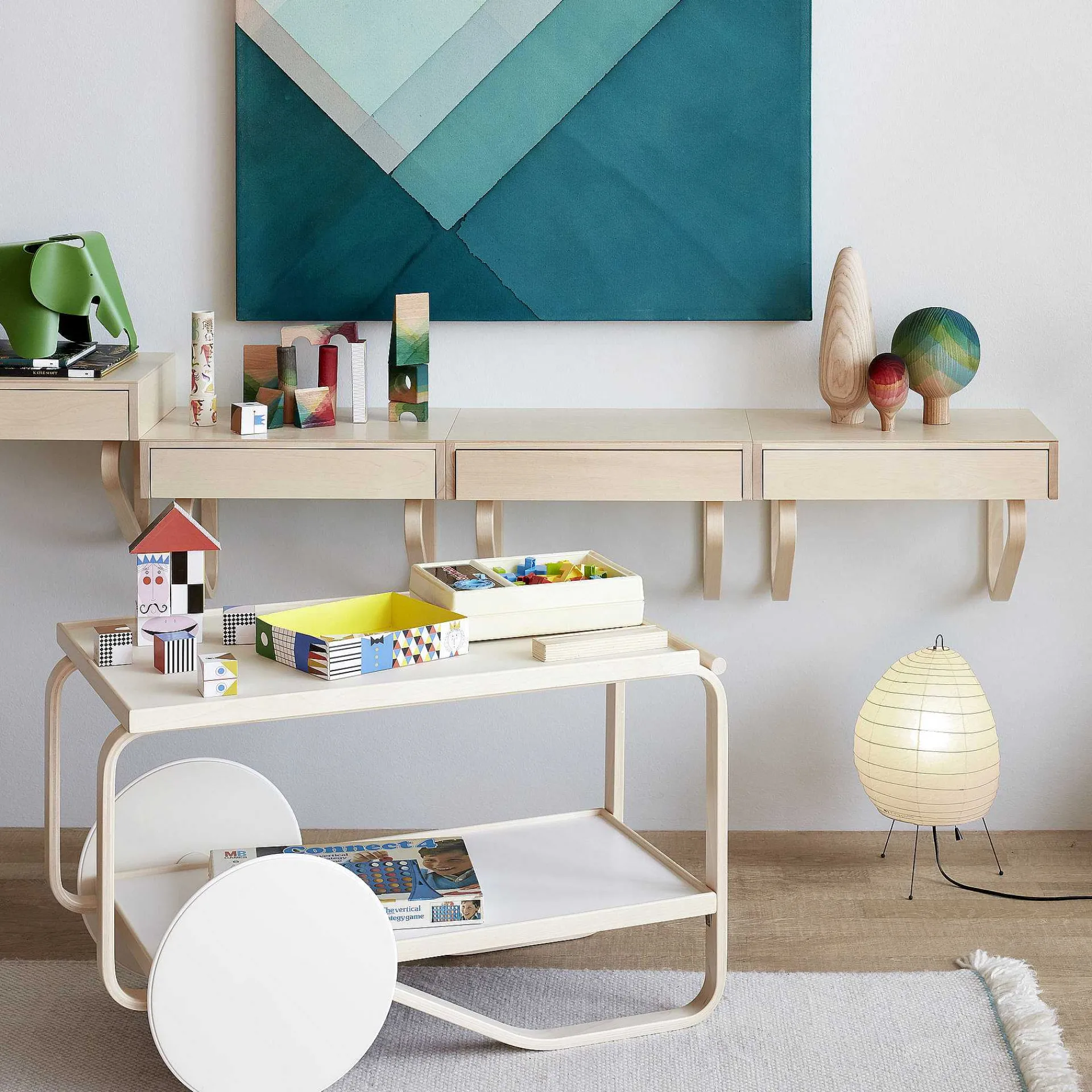 Vitra Pendant Lights*Akari Light Sculptures 1A