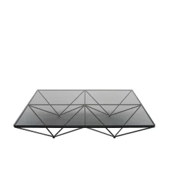 B&B Italia Coffee Tables*Alanda '18 | Square Coffee Table | Smoked Glass - 120 Cm