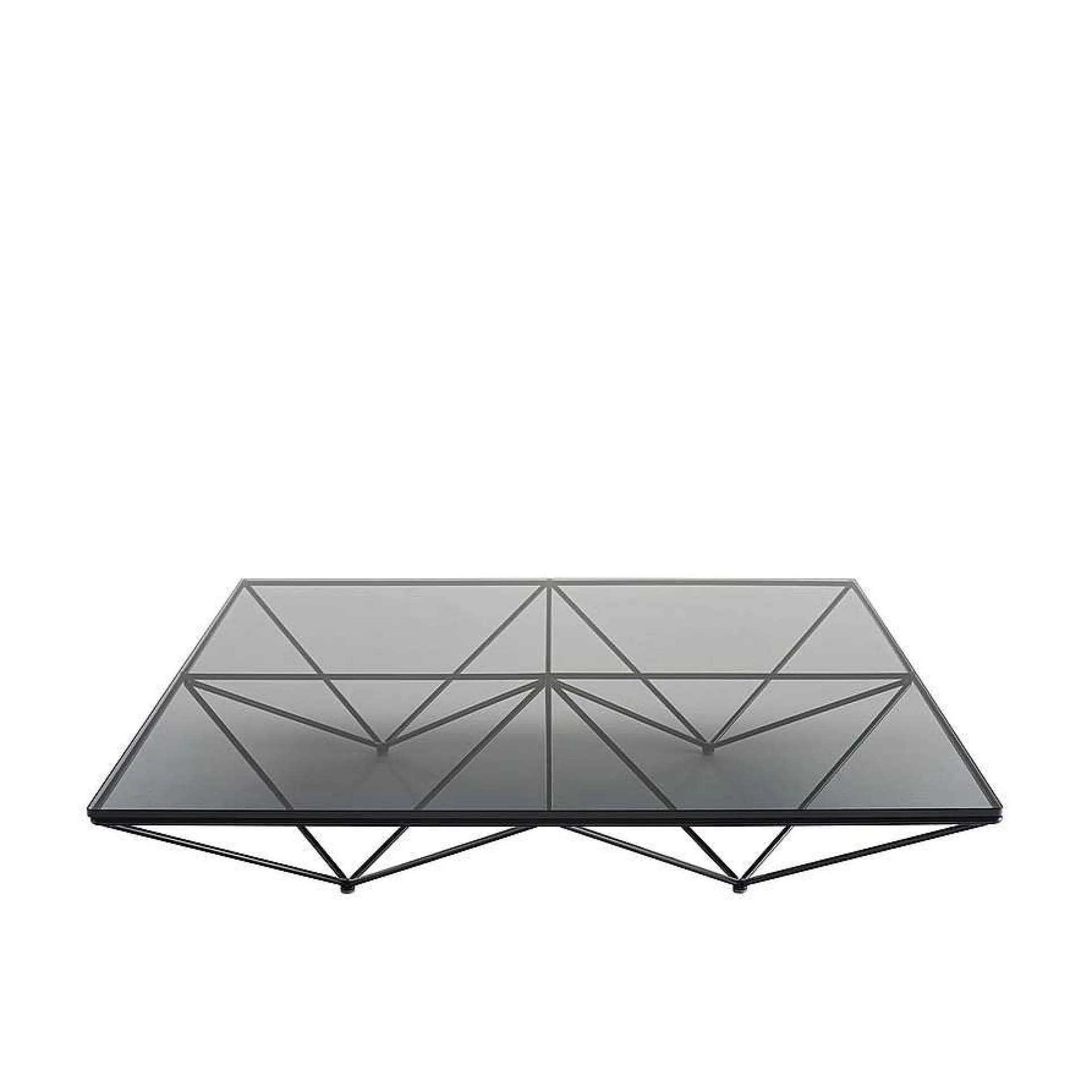B&B Italia Coffee Tables*Alanda '18 | Square Coffee Table | Smoked Glass - 120 Cm