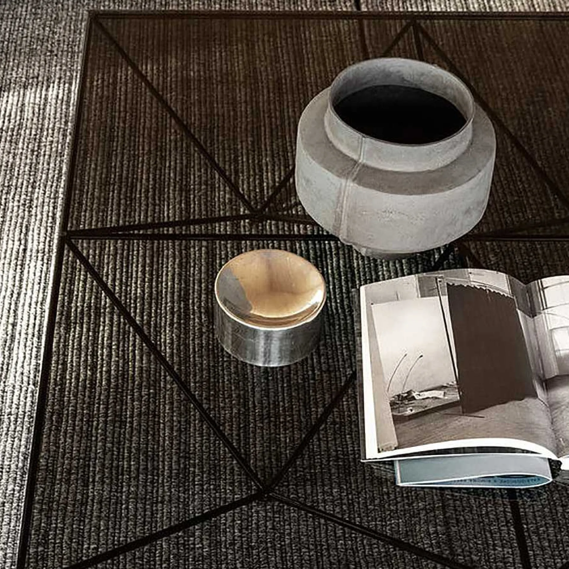 B&B Italia Coffee Tables*Alanda '18 | Square Coffee Table | Smoked Glass - 120 Cm