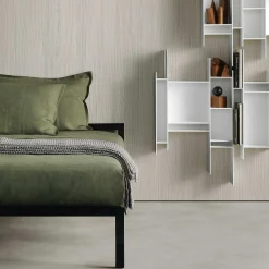 MDF Italia King Size Beds*Aluminium Bed | Black