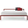 MDF Italia King Size Beds*Aluminium Bed | Red