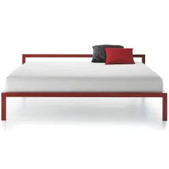 MDF Italia King Size Beds*Aluminium Bed | Red