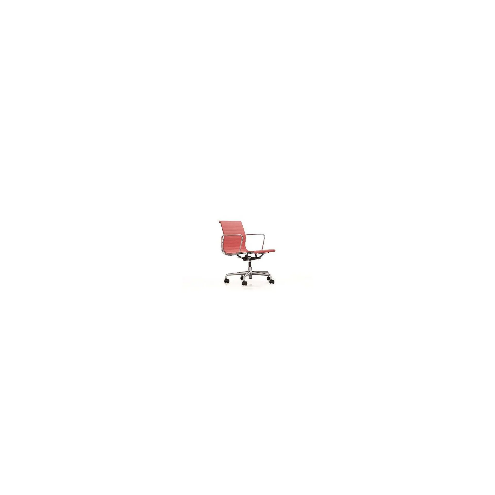 Vitra Office Chairs*Aluminium Chair Ea 117 | Pink / Poppy Red