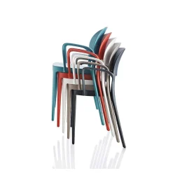 Alma Outdoor Chairs*Amy | Armchair | Brick Red