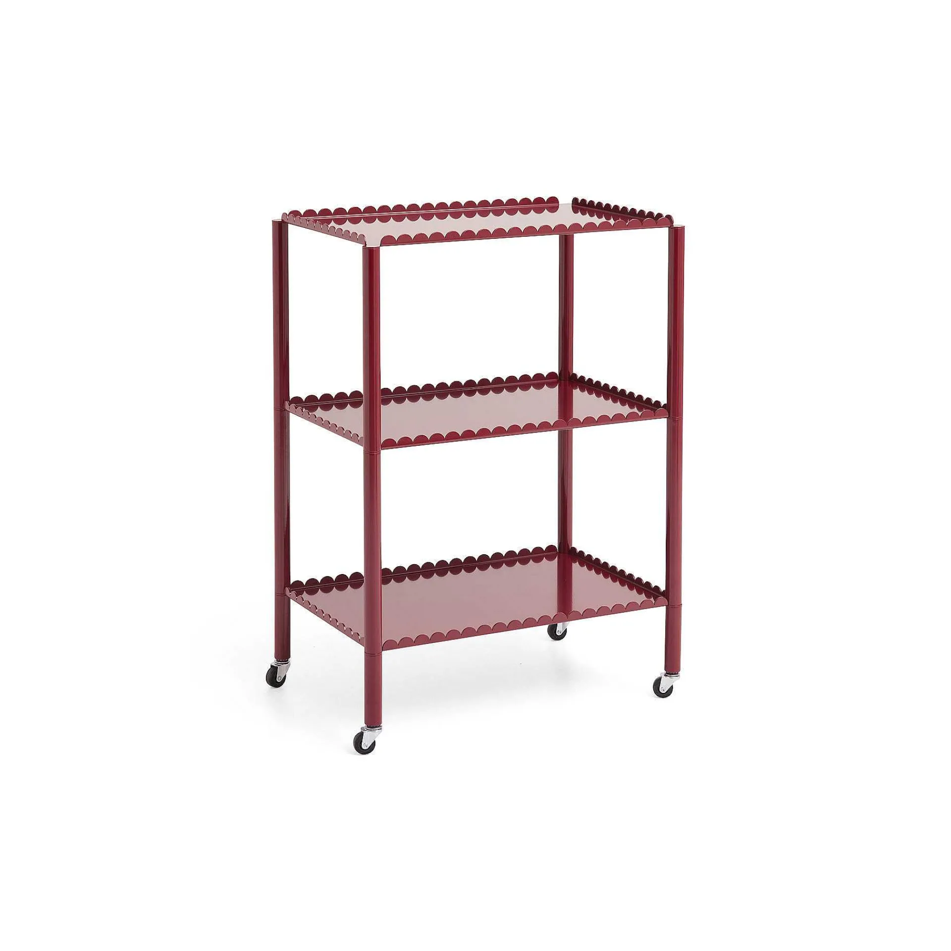 HAY Coffee Tables*Arcs Trolley | Carrello | Auburn Red