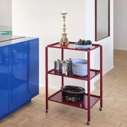 HAY Coffee Tables*Arcs Trolley | Carrello | Auburn Red