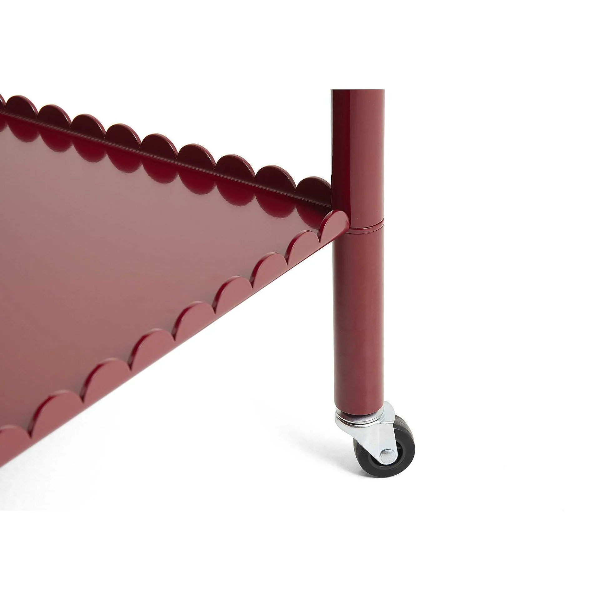 HAY Coffee Tables*Arcs Trolley | Carrello | Auburn Red