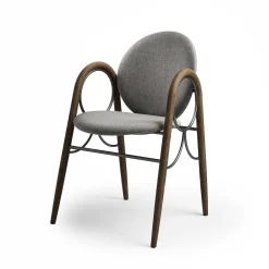 Brdr. Krüger Chairs*Arkade Chair | Fumed Oiled Oak/Grey Fabric