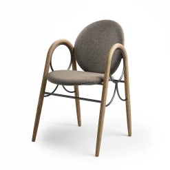 Brdr. Krüger Chairs*Arkade Chair | Oiled Oak/Brown Fabric