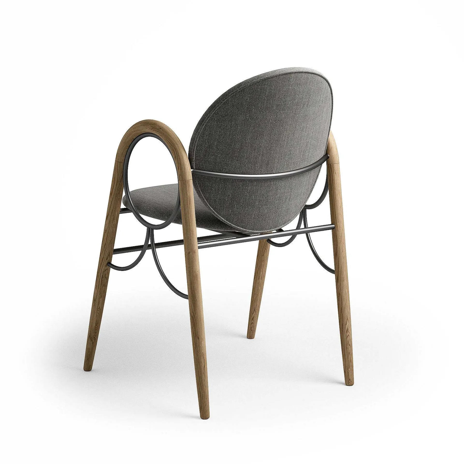 Brdr. Krüger Chairs*Arkade Chair | Oiled Oak/Light Grey Fabric