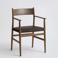 Brdr. Krüger Chairs*Arv Dining Chair | Brown Leather