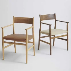 Brdr. Krüger Chairs*Arv Dining Chair With Armrest | Cognac Leather