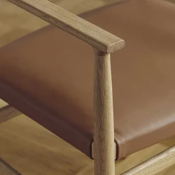 Brdr. Krüger Chairs*Arv Dining Chair With Armrest | Cognac Leather