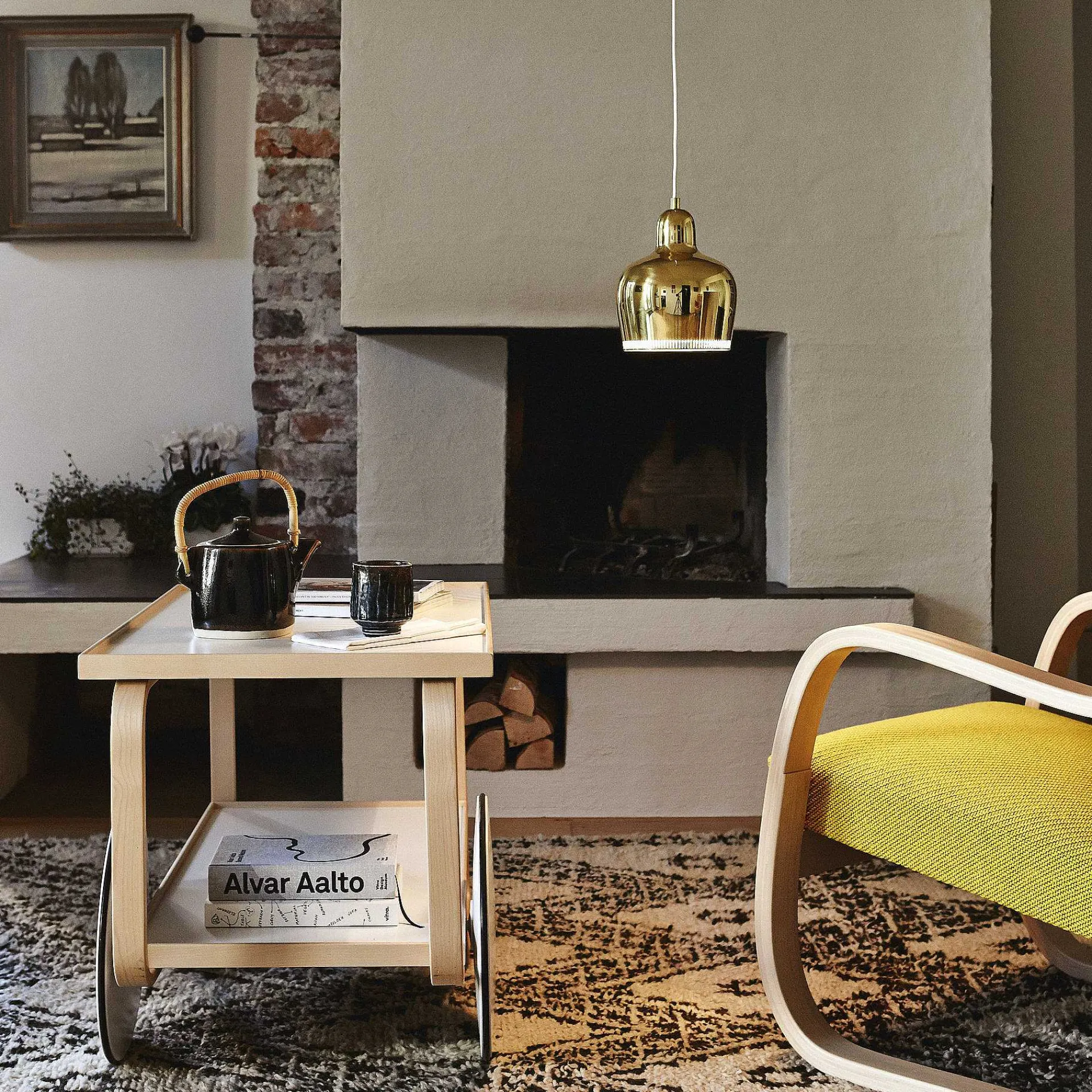 Artek Pendant Lights*A330S "Golden Bell" | Pendant Light - Brass