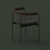 DK3 Chairs*Baia Chair | Steel - Walnut