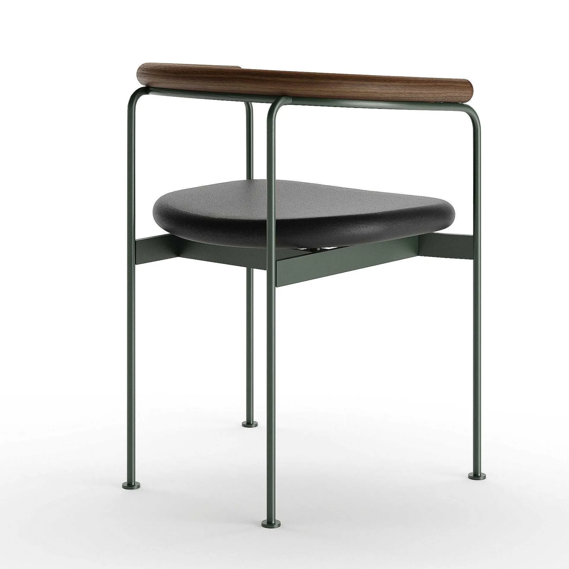 DK3 Chairs*Baia Chair | Steel - Walnut