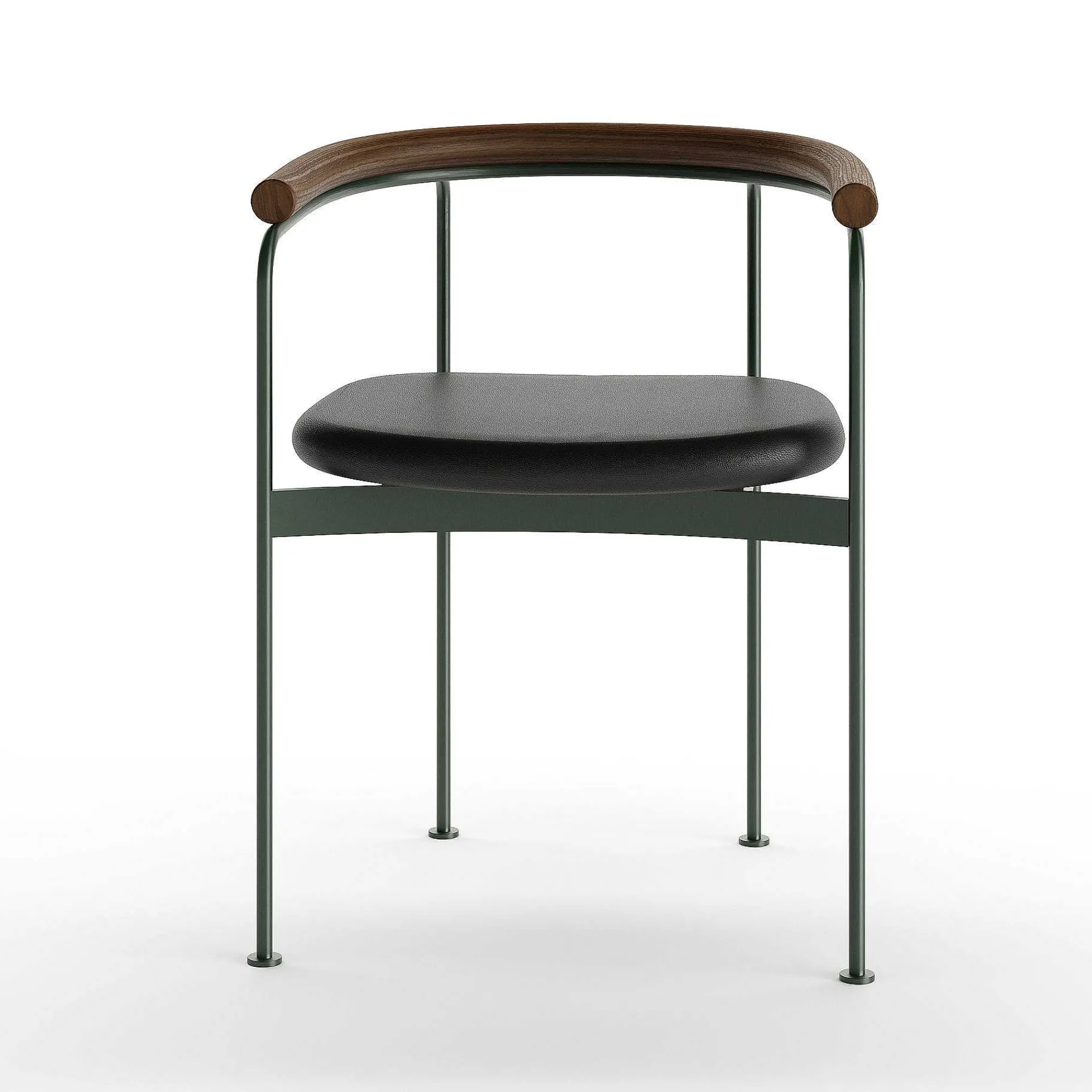 DK3 Chairs*Baia Chair | Steel - Walnut