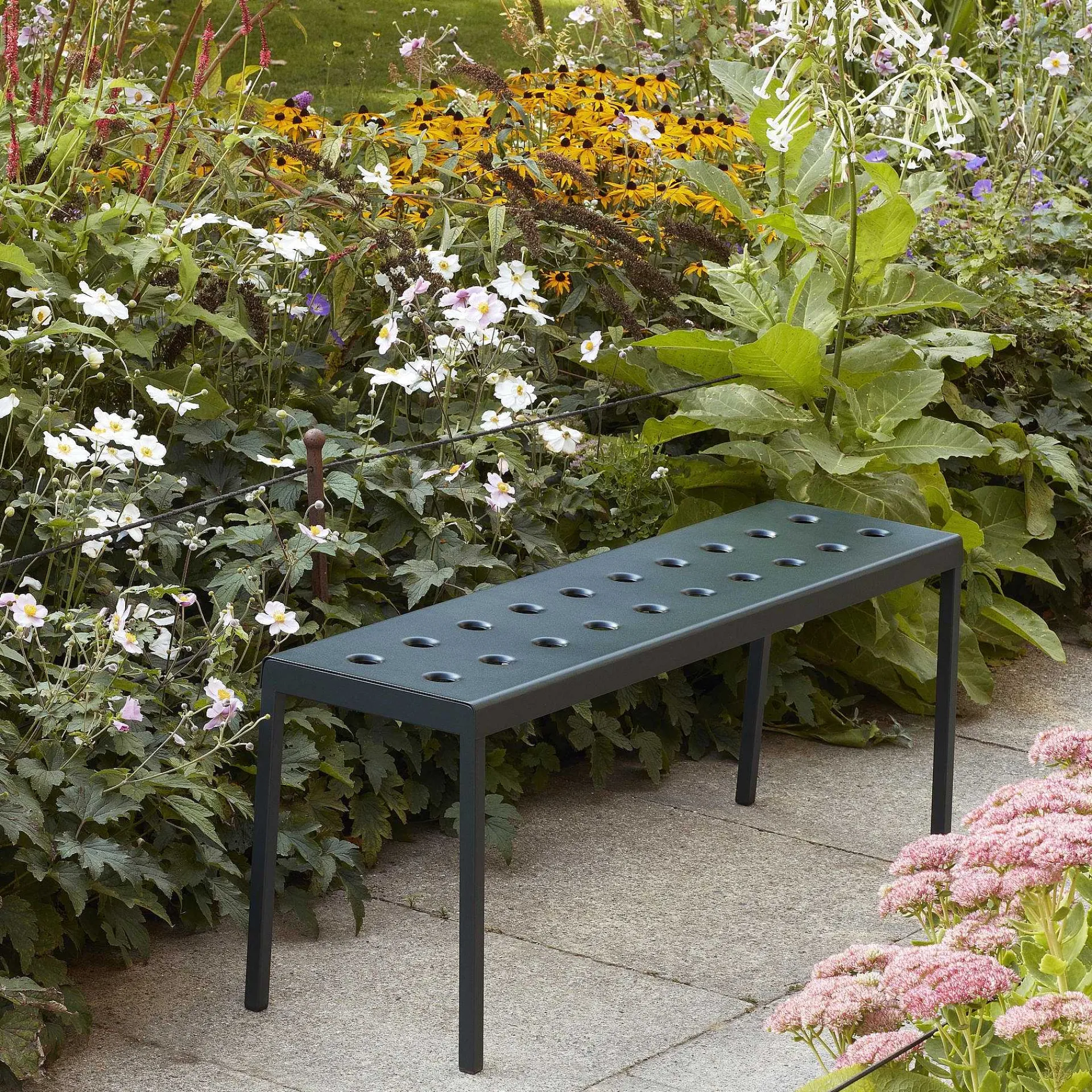 HAY Outdoor Chairs*Balcony Bench | Outdoor Bench | Forest Green