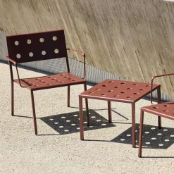 HAY Sofas And Armchairs*Balcony Lounge Armchair | Outdoor Armchair | Iron Red