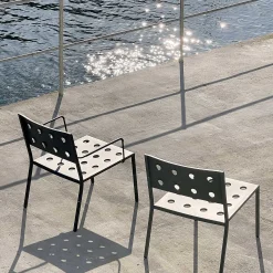 HAY Outdoor Chairs*Balcony Lounge Chair | Outdoor Chair | Desert Green