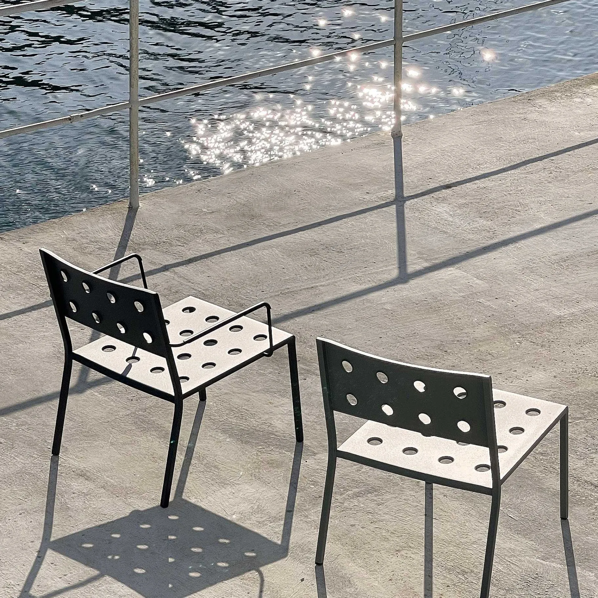 HAY Outdoor Chairs*Balcony Lounge Chair | Outdoor Chair | Desert Green