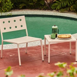 HAY Outdoor Tables*Balcony Low Table | Outdoor Coffee Table | Chalk Beige