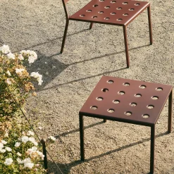 HAY Outdoor Tables*Balcony Low Table | Outdoor Coffee Table | Iron Red
