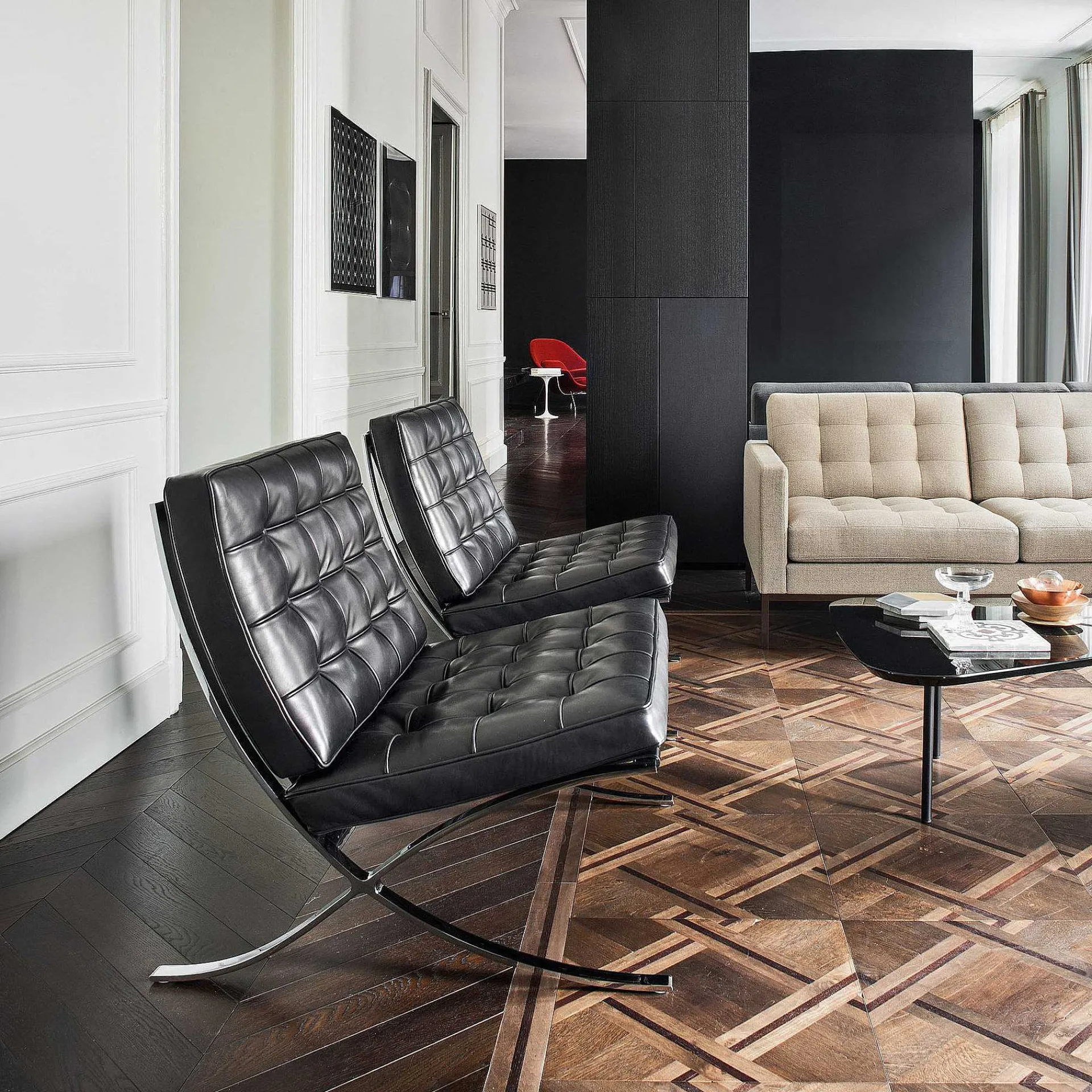 Knoll Single Armchairs*Barcelona Chair | Armchair