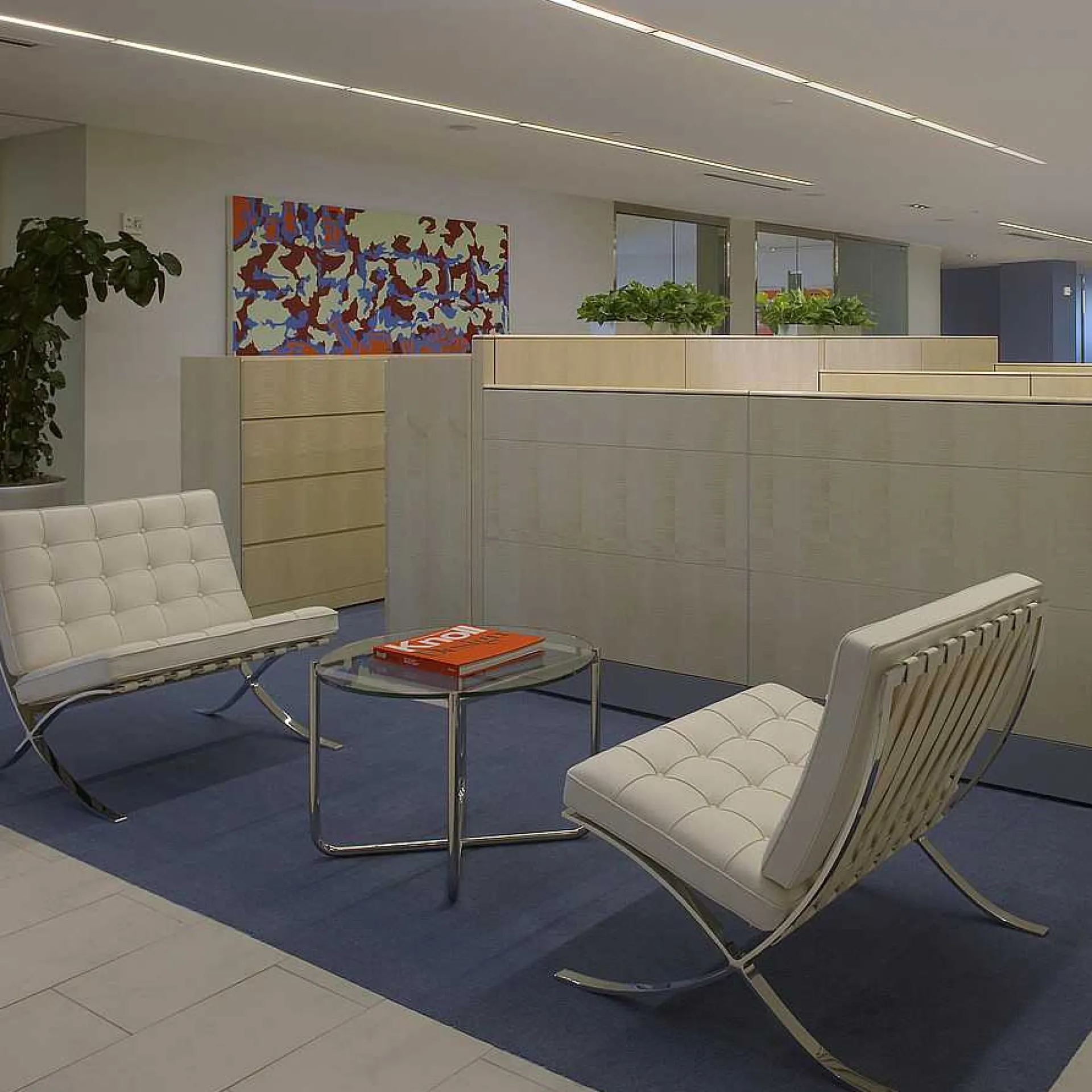 Knoll Single Armchairs*Barcelona Chair | Armchair