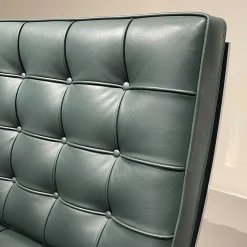 Knoll Single Armchairs*Barcelona Chair & Ottoman | Armchair | Chrome/Bauhaus Leather - Ex Display