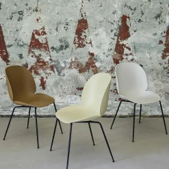 GUBI Outdoor Chairs*Beetle Dining Chair | Amber Brown