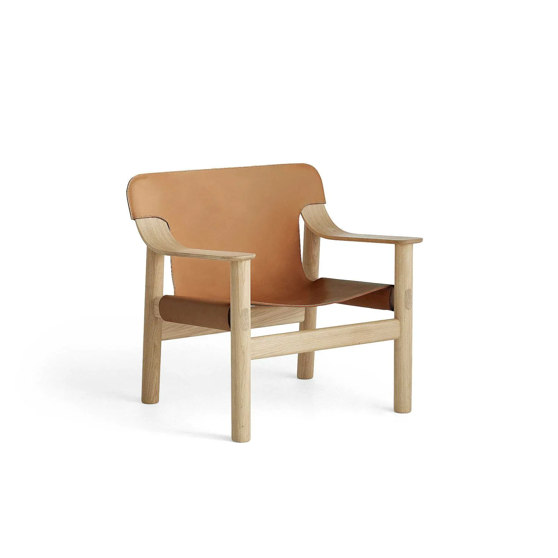 HAY Single Armchairs*Bernard | Armchair | Oak - Brandy Leather