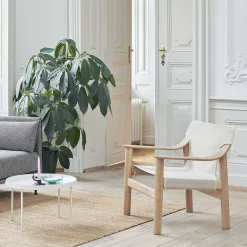 HAY Single Armchairs*Bernard | Armchair | Oak - Raw Canvas