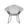 Knoll Outdoor Chairs*Bertoia Diamond Chair | Outdoor Armchair | Black