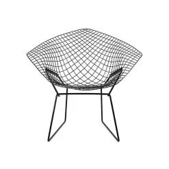 Knoll Outdoor Chairs*Bertoia Diamond Chair | Outdoor Armchair | Black