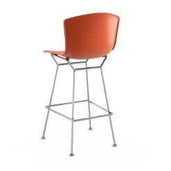 Knoll Stools*Bertoia Plastic Bar Stool | Chrome/Orange Red