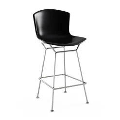 Knoll Stools*Bertoia Plastic Bar Stool | Chrome/Black