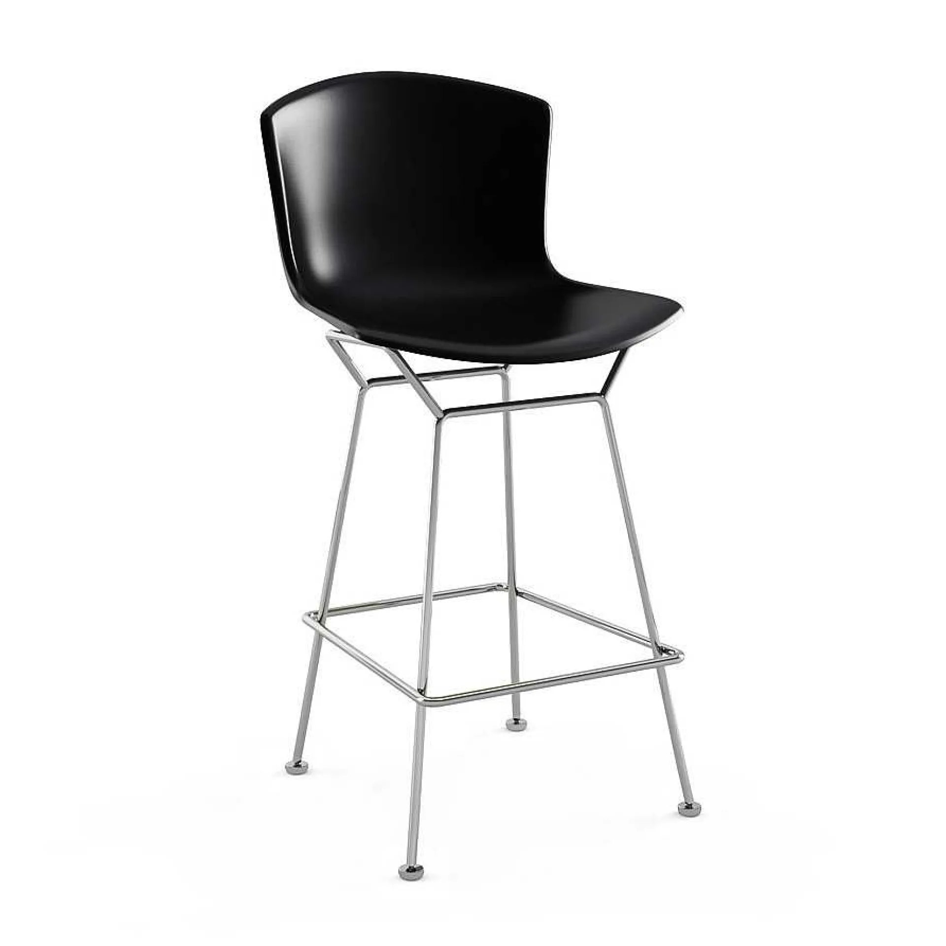Knoll Stools*Bertoia Plastic Bar Stool | Chrome/Black