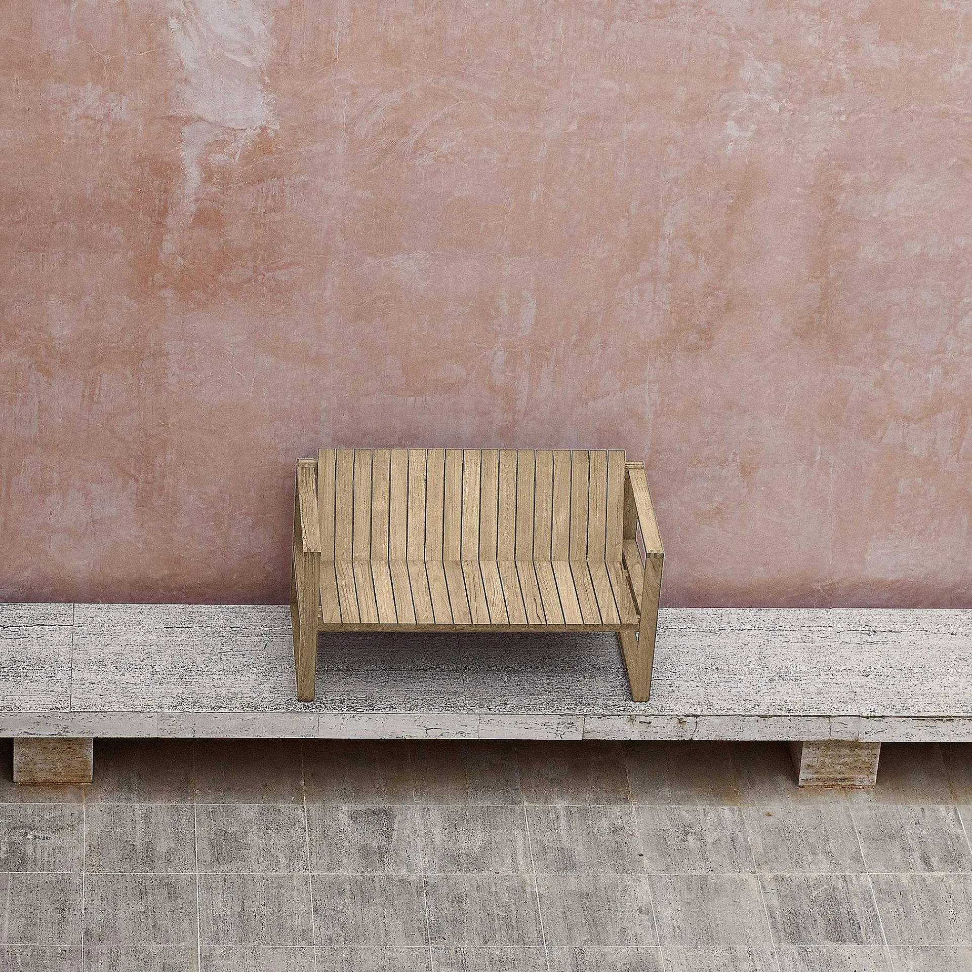 Carl Hansen & Søn Outdoor Chairs*Bk12 | Lounge Sofa | Untreated Teak