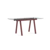 HAY Dining Tables*Boa | Table | Glass/Burgundy - L 220